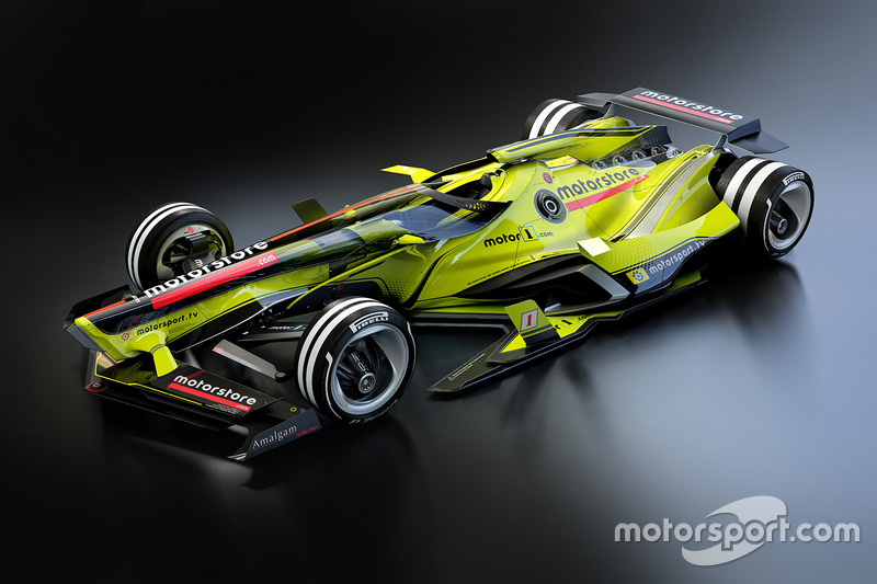 Designstudie: Formel 1 im Jahr 2030