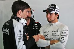 Sergio Pérez, Sahara Force India F1 con Tim Wright, Sahara Force India F1 Team Ingeniero de carrerr