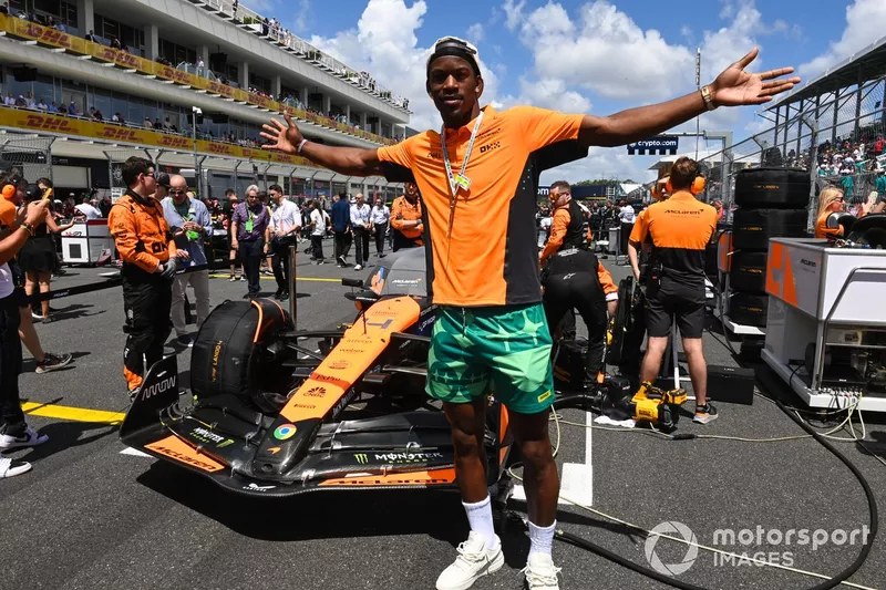 Jimmy Butler, joueur NBA, sur la grille