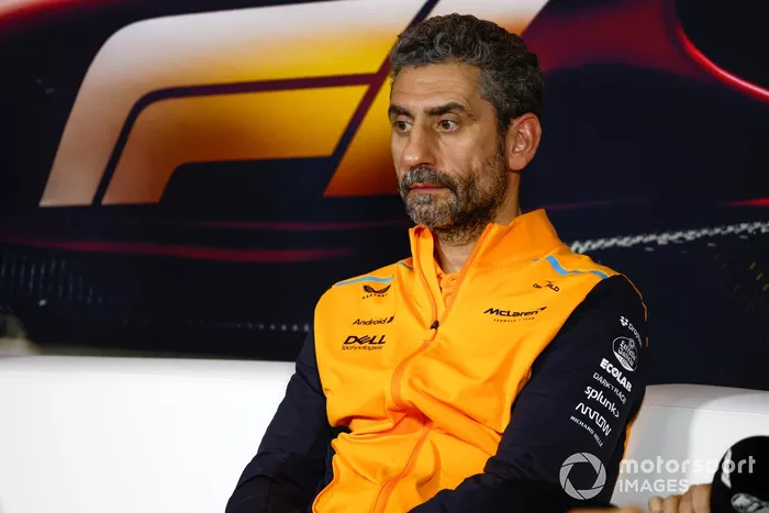 Andrea Stella, Team Principal, McLaren F1 Team, lors de la conférence de presse des directeurs d'équipe