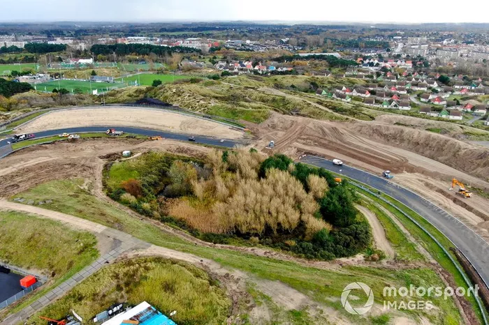Les travaux sur le circuit de Zandvoort pour le Grand Prix des Pays-Bas