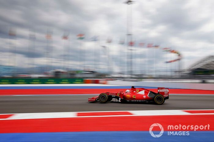 Rusia 2015: primera vuelta rápida en carrera con Ferrari.