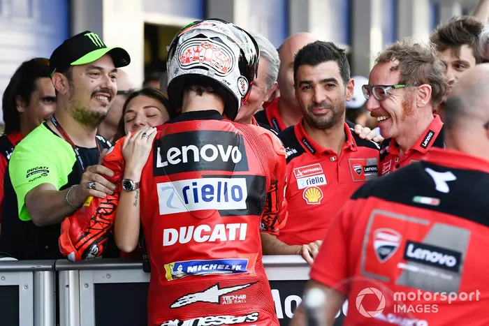 Ganador de la pole Francesco Bagnaia, Equipo Ducati