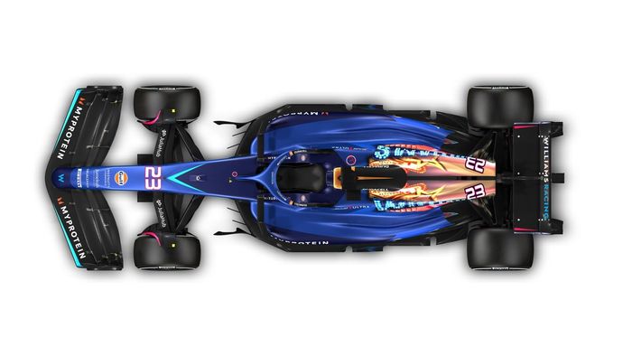 Williams FW45 Las Vegas Livery