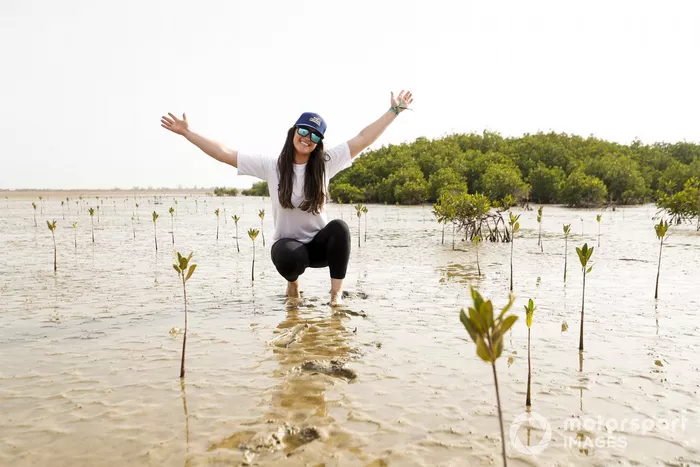 Sara Price, Chip Ganassi Racing, sobre la visita al proyecto Oceanium Mangrove Legacy