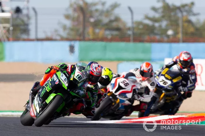 Leon Haslam, Kawasaki Racing Team, Alvaro Bautista, Aruba.it Racing-Ducati Team, Tom Sykes, BMW Motorrad WorldSBK Team