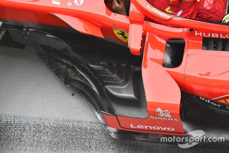 Ferrari floor technical detail