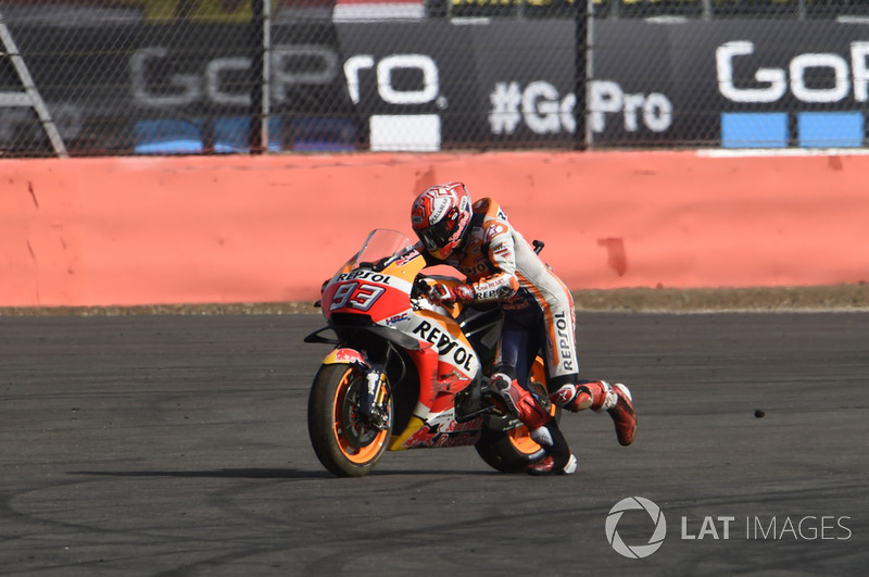 Marc Marquez, Repsol Honda Team crash