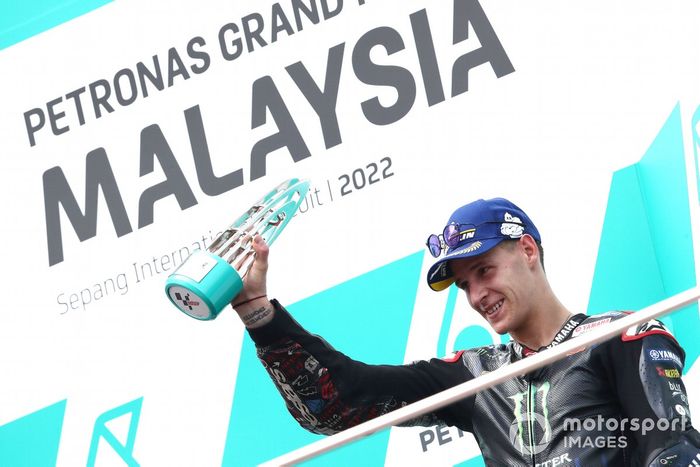 Podio: tercer lugar Fabio Quartararo, Yamaha Factory Racing