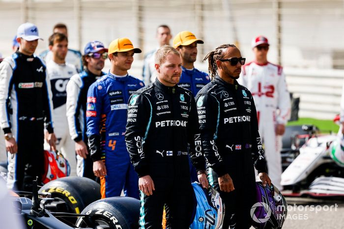 Valtteri Bottas, Mercedes y Lewis Hamilton, Mercedes 