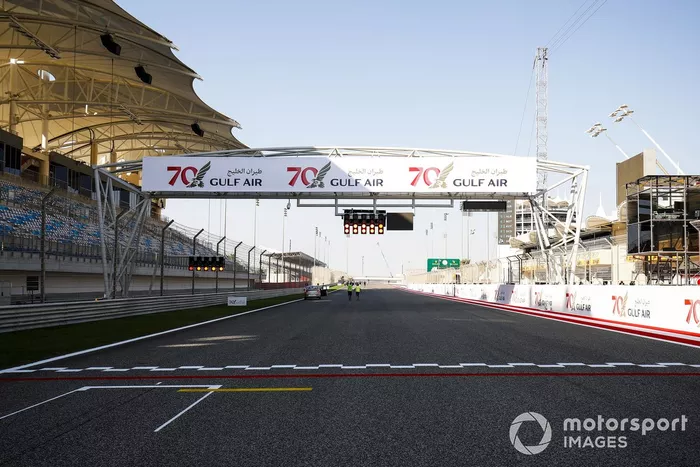 Aspectos del circuito de Bahrein