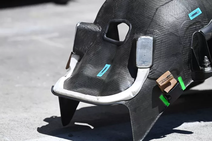 Mercedes W14 detalles técnicos