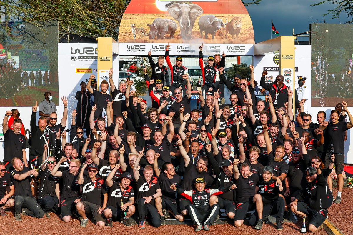 Toyota a signé au Kenya son premier quadruplé depuis le Safari Rally 1993