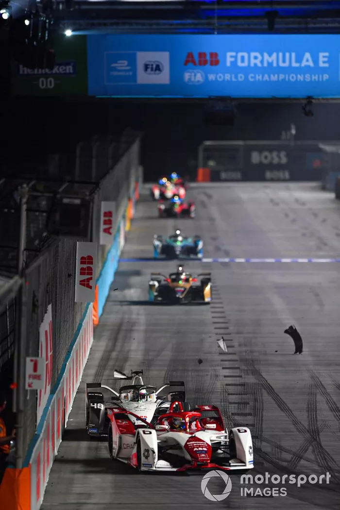 Joel Eriksson, Dragon Penske Autosport, Penske EV-5, Edoardo Mortara, Venturi Racing, Silver Arrow 02