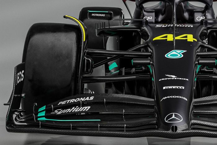 Mercedes W14 detalle