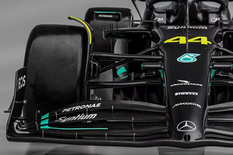 Mercedes W14 detail 