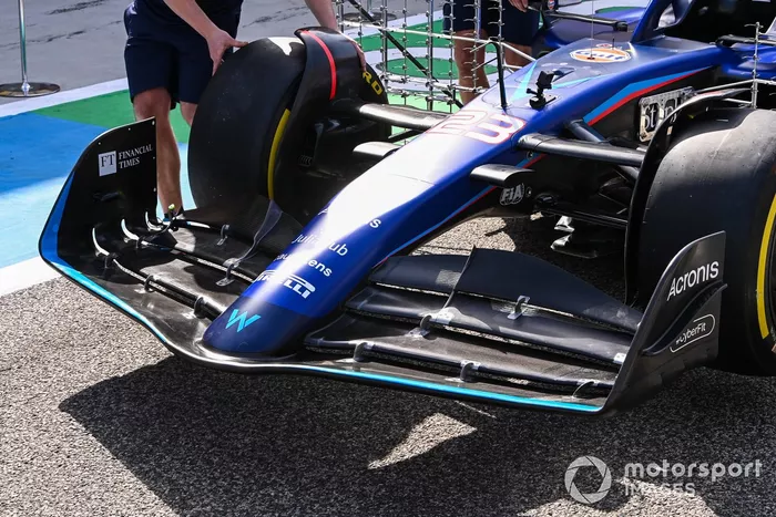 Detalles técnicos del Williams FW45