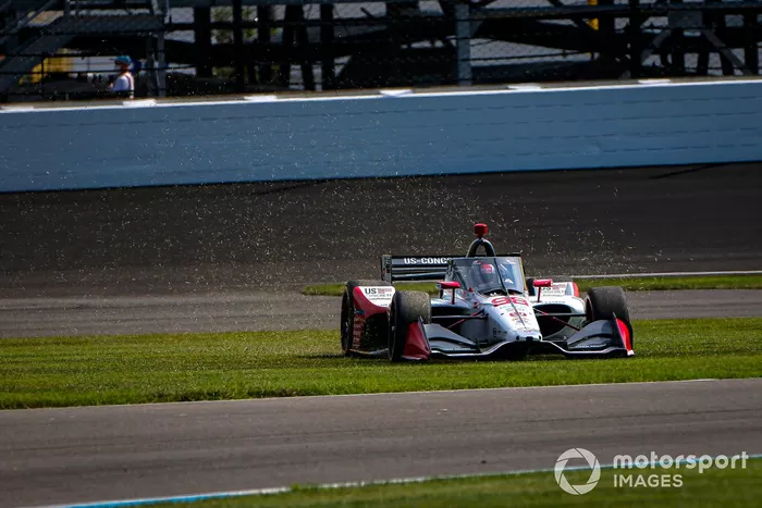 Marco Andretti, Andretti Herta con Marco & Curb-Agajanian Honda finisce fuori dalla pista