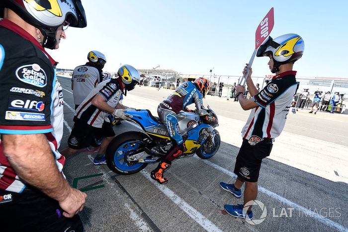 Tito Rabat, Estrella Galicia 0,0 Marc VDS, práctica de intercambio de moto