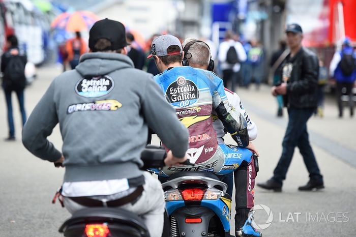 Jack Miller, Estrella Galicia 0,0 Marc VDS después del choque