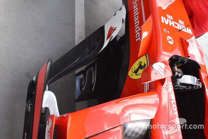 Ferrari SF70-H sidepods detalle