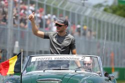 Stoffel Vandoorne, McLaren, in the drivers parade