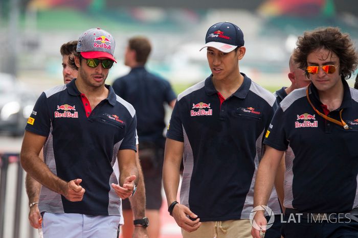 Carlos Sainz Jr., Scuderia Toro Rosso y Sean Gelael, Scuderia Toro Rosso