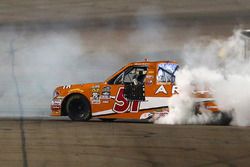 Race winner Daniel Suarez, Kyle Busch Motorsports Toyota