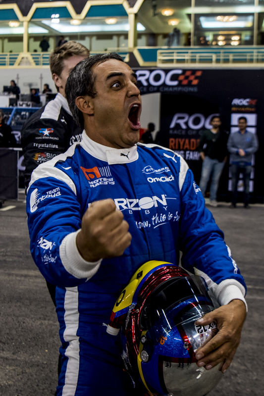 Juan Pablo Montoya del equipo Latinoamérica