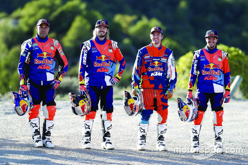 Sam Sunderland, Toby Price, Matthias Walkner, Matthias Walkner, Red Bull KTM Factory Team