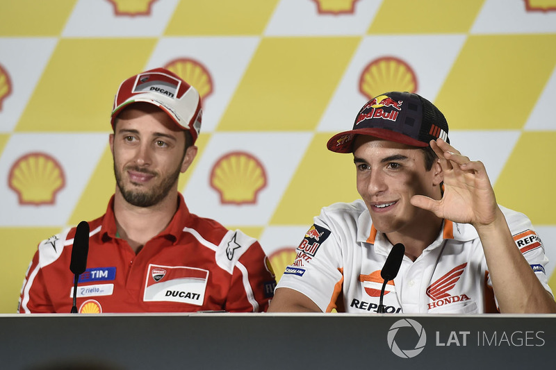 Marc Marquez, Repsol Honda Team, Andrea Dovizioso, Ducati Team