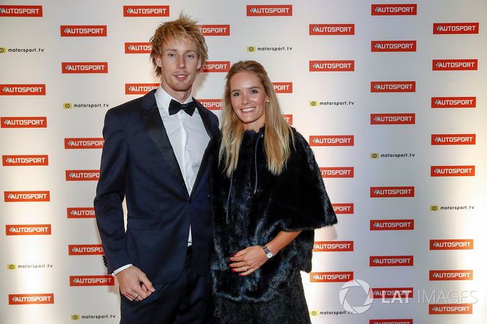 Brendon Hartley, Toro Rosso, y su pareja