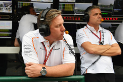 Zak Brown, McLaren Racing CEO and Gil De Ferran, McLaren Sporting Director