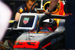 Max Verstappen, Red Bull Racing, in cockpit.