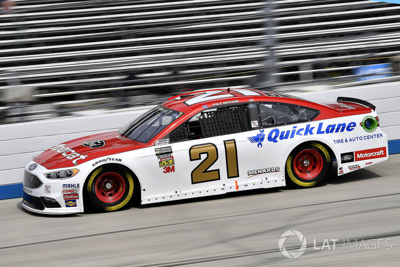 20. Paul Menard, Wood Brothers Racing, Ford Fusion Motorcraft / Quick Lane Tire & Auto Center