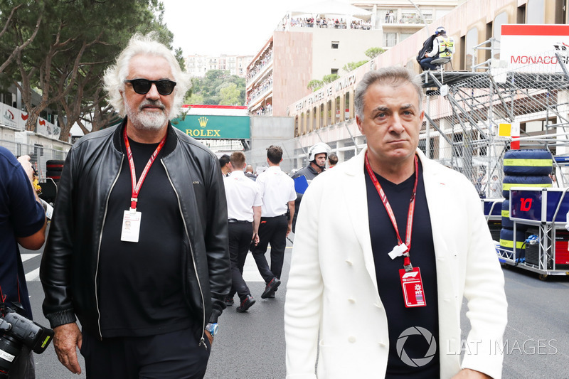 Flavio Briatore és Jean Alesi