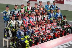 Gruppenfoto: MotoGP-Piloten 2018