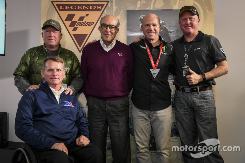 Kenny Roberts, Wayne Rainey, Carmelo Ezpeleta, Randy Mamola, Kenny Roberts Jr.