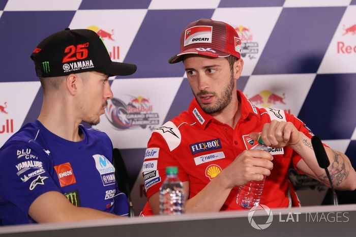 Maverick Viñales, Yamaha Factory Racing, Andrea Dovizioso, Ducati Team