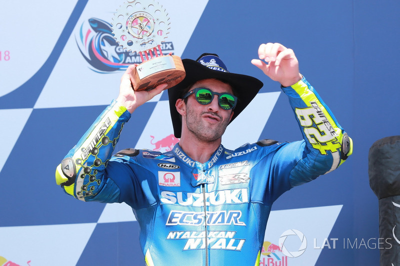 Podium: Andrea Iannone, Team Suzuki MotoGP