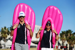 Esteban Ocon, Force India, Sergio Perez, Force India kumsalda