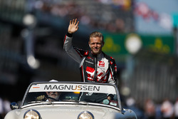Kevin Magnussen, Haas F1 Team, in the drivers parade