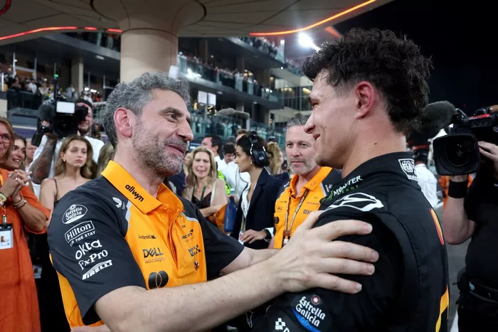 Lando Norris, McLaren, Andrea Stella