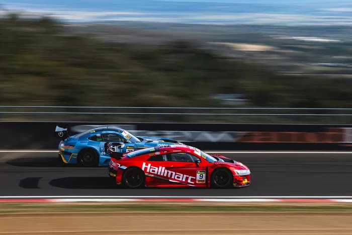 #9 Hallmarc/Team MPC Audi R8 LMS GT3 Evo II: Lee Holdsworth, Dean Fiore, Marc Cini 