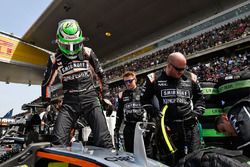 Nico Hulkenberg, Sahara Force India F1 VJM09 on the grid