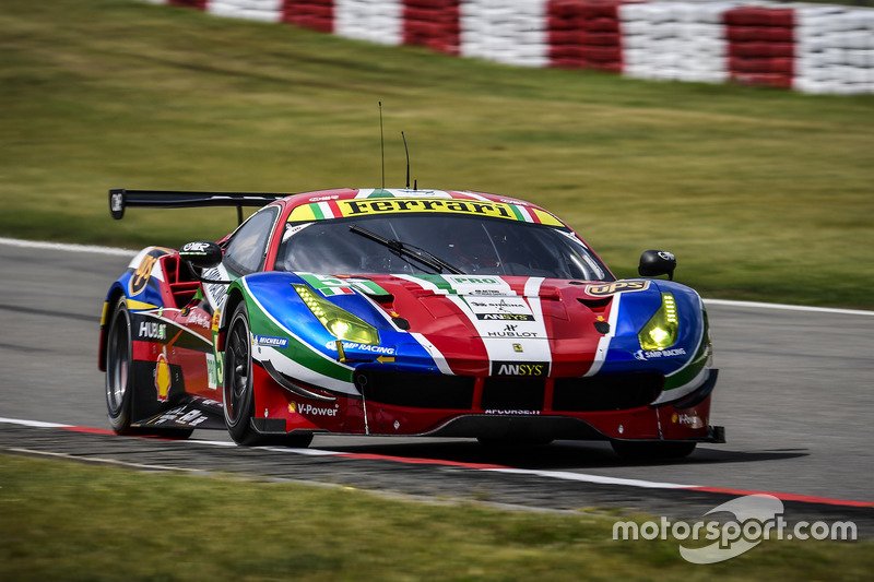 #51 AF Corse Ferrari 488 GTE: Gianmaria Bruni, James Calado