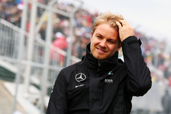 Nico Rosberg, Mercedes AMG F1 on the drivers parade