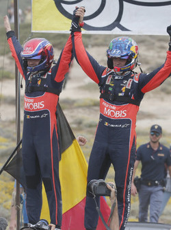 Winnaars Thierry Neuville, Nicolas Gilsoul, Hyundai i20 WRC, Hyundai Motorsport