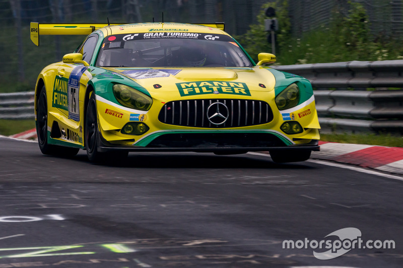 #75 Mann Filter Team Zakspeed, Mercedes-AMG GT3: Kenneth Heyer, Sebastian Asch, Luca Ludwig, Daniel Keilwitz