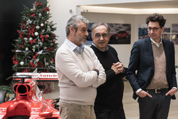 Arrivabene, Marchionne e Binotto al pranzo di Natale Ferrari